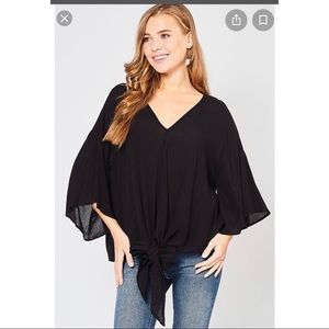 Entro 3/4 Sleeve Top sz large✨